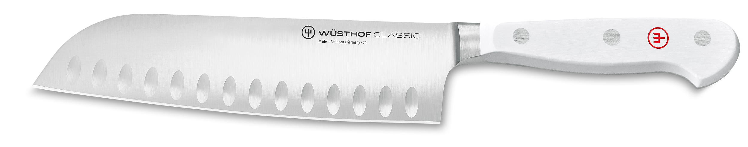 Nôž Santoku Wüsthof Classic White 17 cm