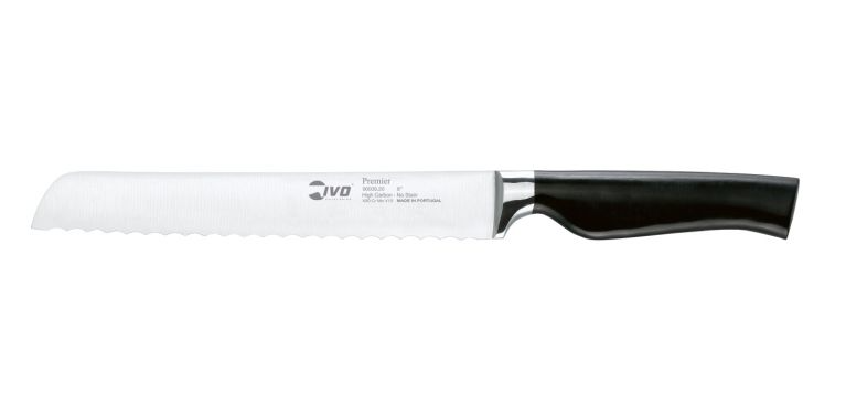 IVO Zúbkovaný nôž na pečivo a chlieb IVO Premier 20 cm 90010.20