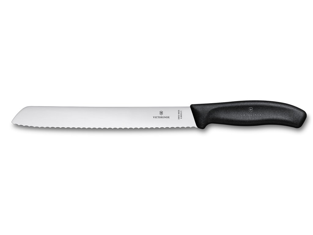 VICTORINOX Zúbkovaný nôž na chlieb a pečivo VICTORINOX SwissClassic 21 cm 6.8633.21B