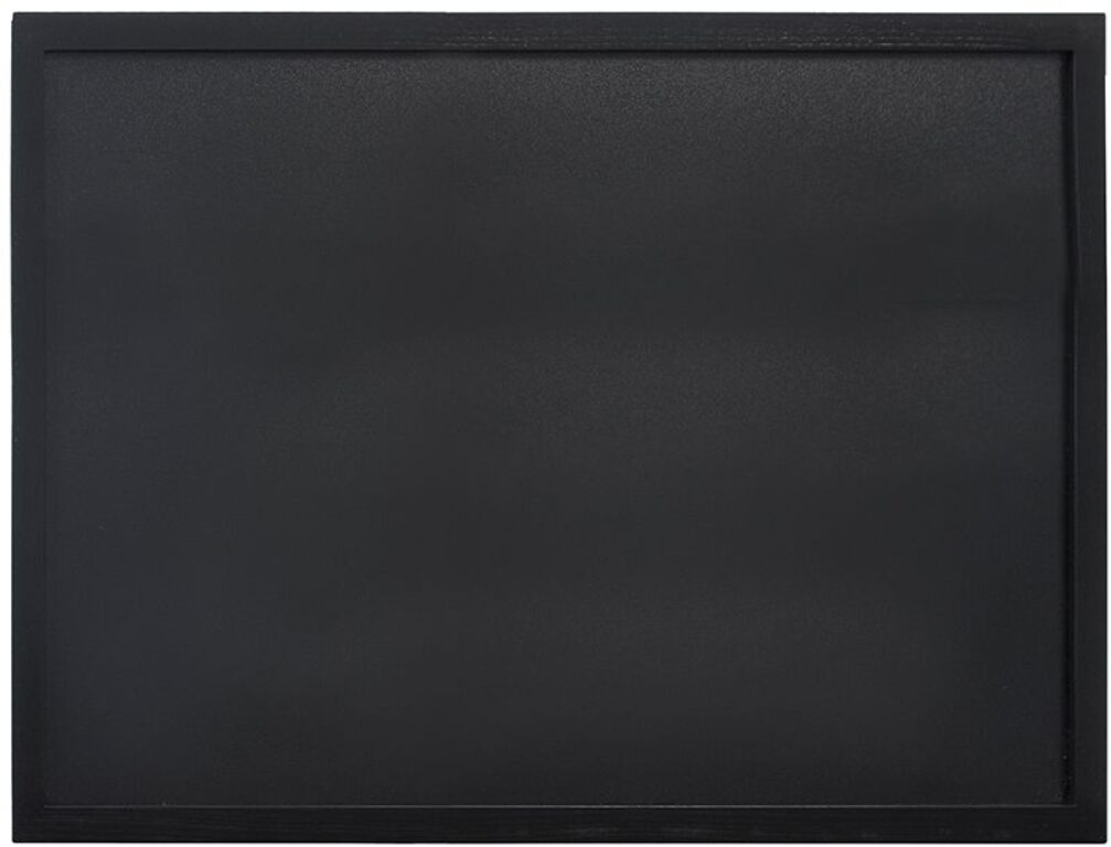E-shop SECURIT Nástenná popisovacia tabuľa WOODY s popisovačom, 60x80 cm, čierna
