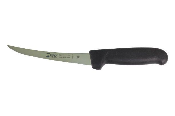 IVO Vykosťovací nôž IVO Progrip 15 cm Curved Semi flex - čierny 232003.15.01