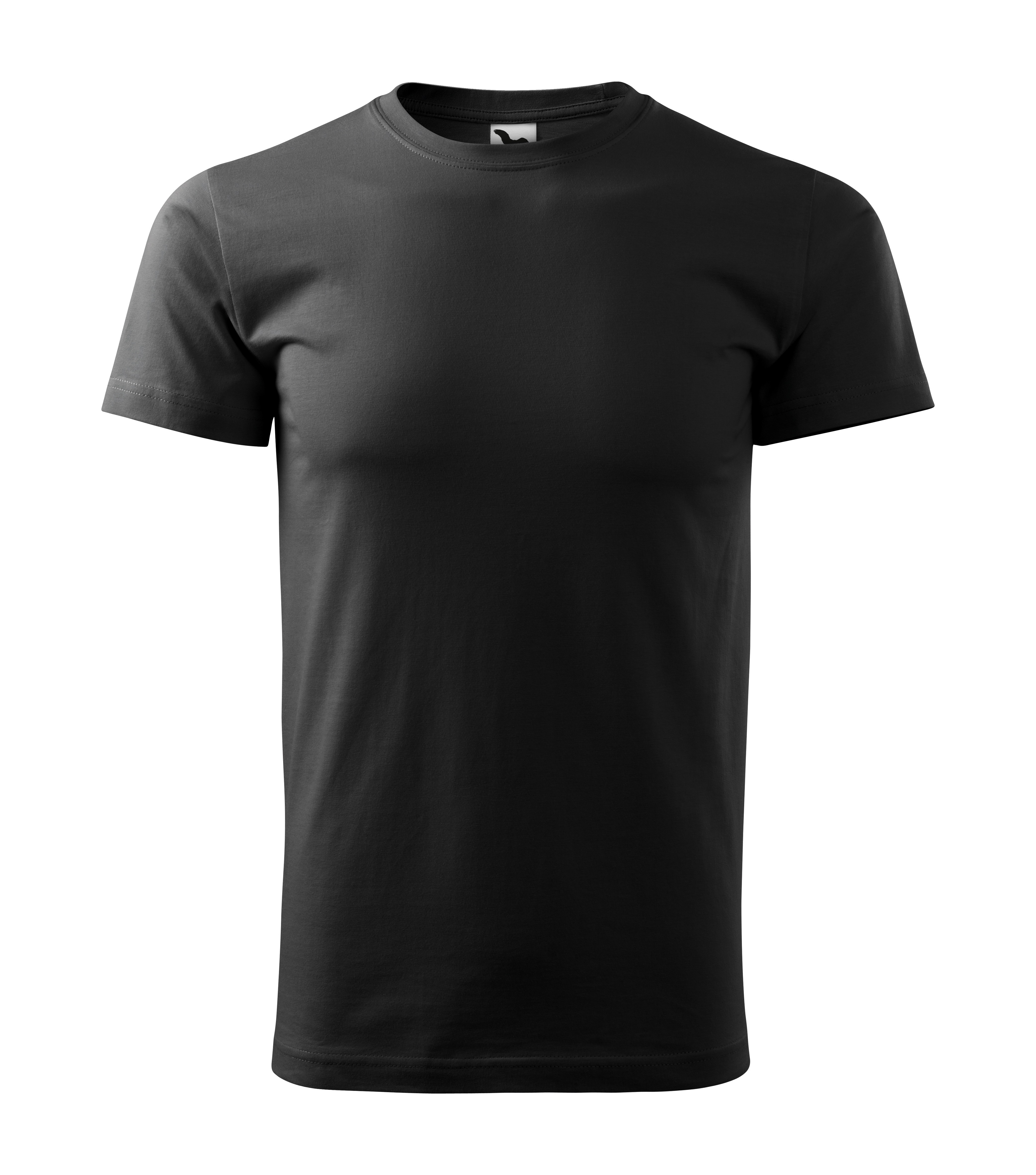MALFINI Pánske tričko - BASIC -čierne 4XL