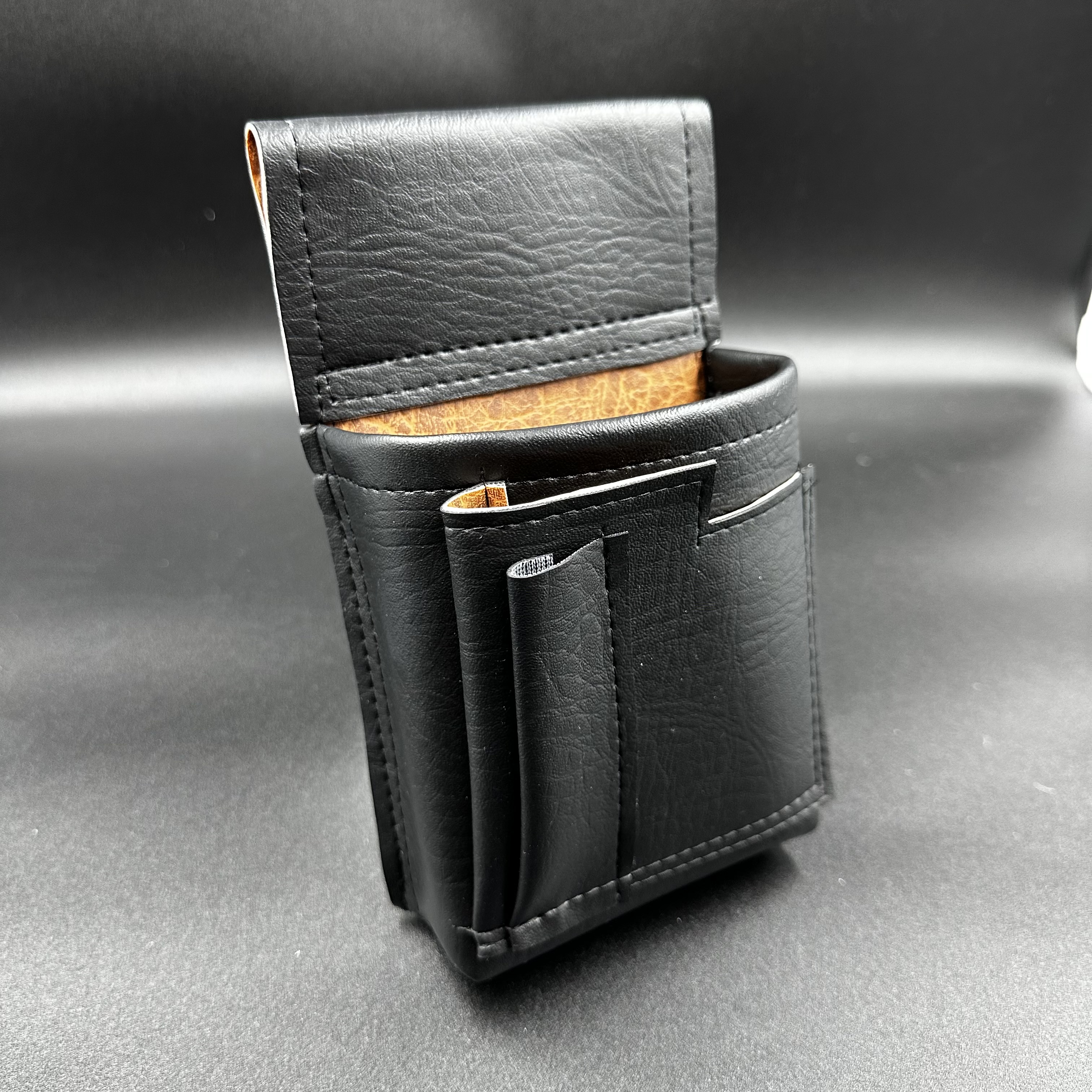 Púzdro pre barmanské a čašnícke peňaženky EKO koža ( koženka ) - čierna