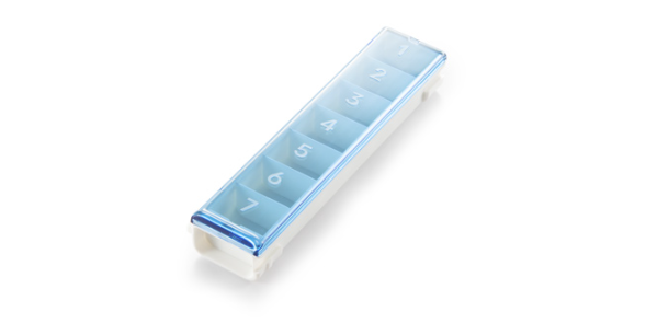 E-shop Tescoma dávkovač na lieky PRESTO, modrá