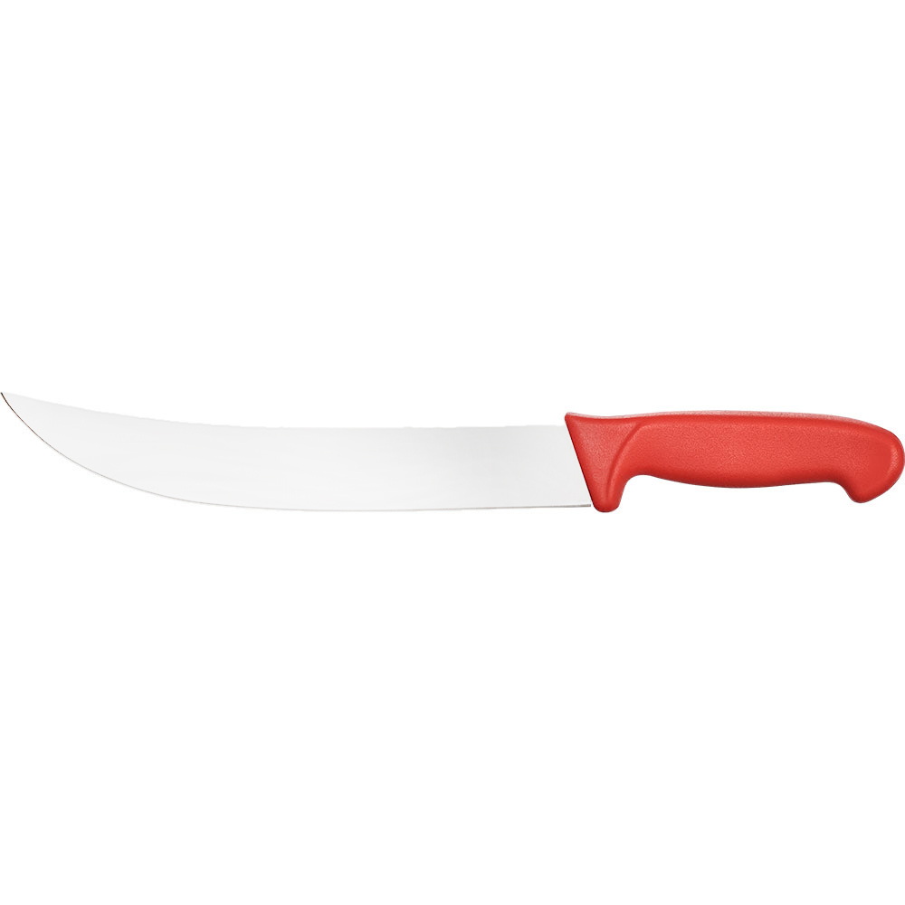 STALGAST HACCP-Mäsiarsky nôž, červený, 25cm