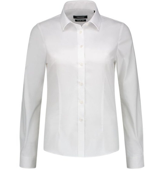 MALFINI Dámska košeľa TRICORP - biela 40