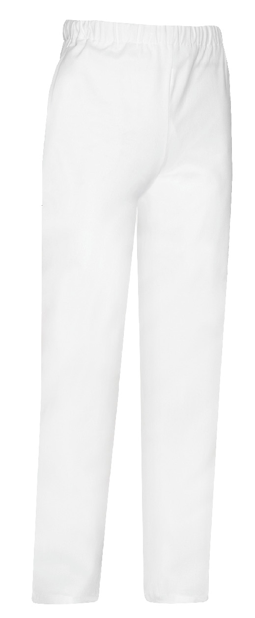 TOMA Kuchárske nohavice TOMA biele 100% bavlna XS