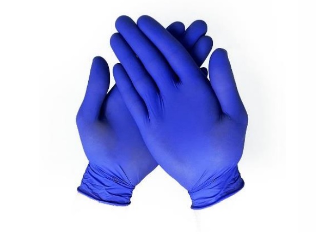 E-shop OSTATNÍ Nitrilové jednorázové rukavice nepúdrované - modré L