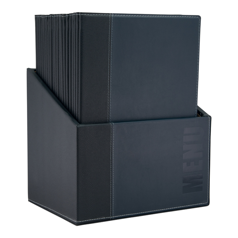 E-shop SECURIT Box s jedálnymi lístkami TRENDY, modrá (20 ks)