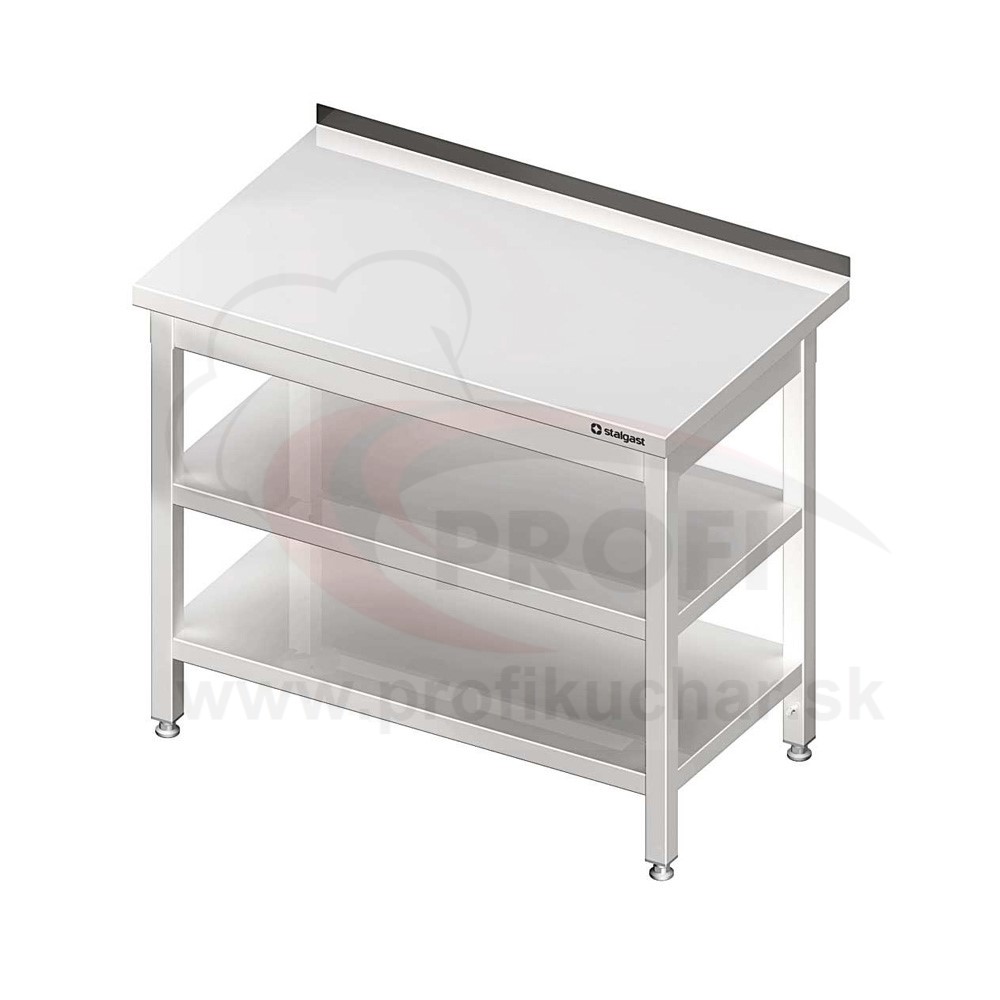 E-shop Pracovný stôl s dvoma policami 1700x600x850mm
