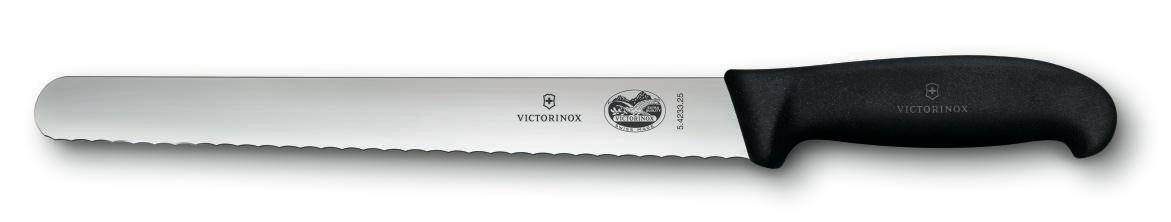 E-shop VICTORINOX Zúbkovaný nôž VICTORINOX FIBROX 25 cm 5.4233.25