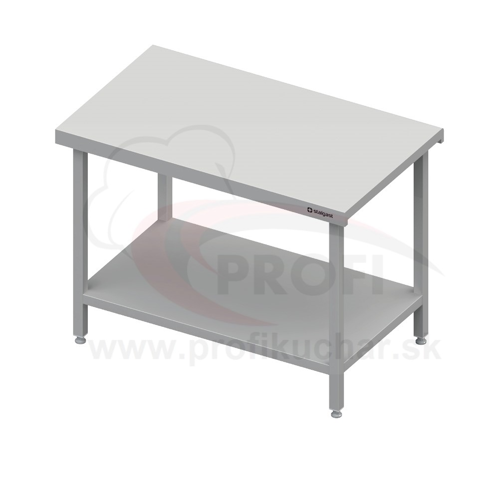 E-shop Neutrálný výdajný stôl s policou - 1500x710x880mm - bez obkladu