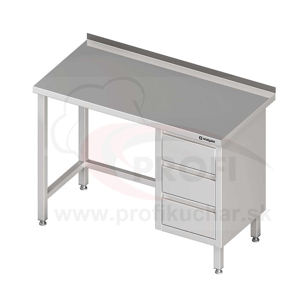 E-shop STALGAST Pracovný stôl krytovaný STALGAST® 1900x700mm