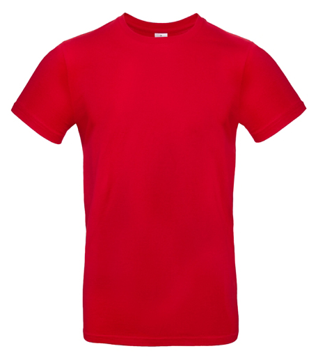 E-shop B&C Kuchárske tričko B&C BIG BOY - červené od 3XL - 5XL 4XL