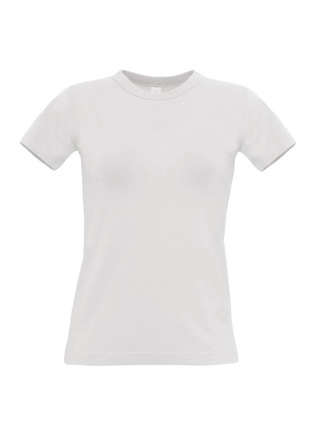 B&C Dámske tričko B&C - biele XL
