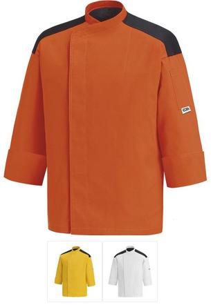 EGOCHEF Kuchársky rondon EGOchef - farebný s výložkou - rôzne farby Oranžová,XL