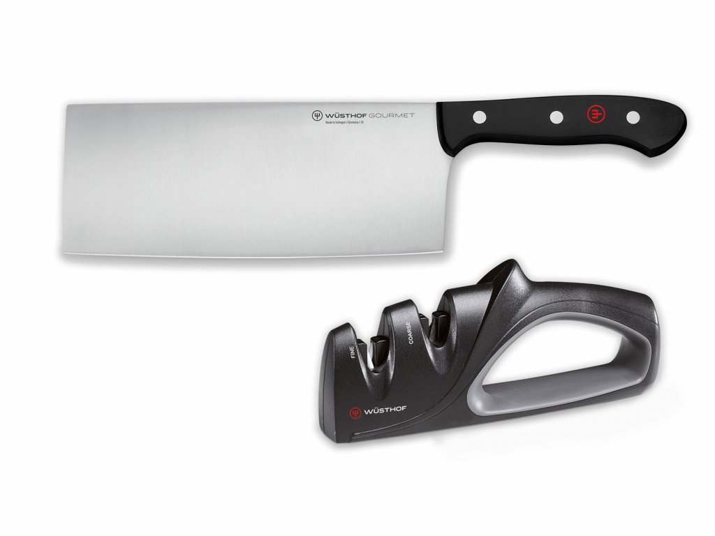 E-shop WÜSTHOF Sada čínsky kuchársky nôž Wüsthof GOURMET 18 cm + brúska