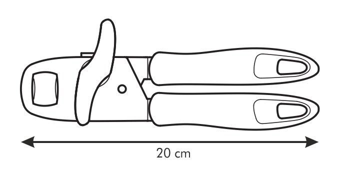 Obrázok Tescoma Otvárač na konzervy PRESTO (420258.00)