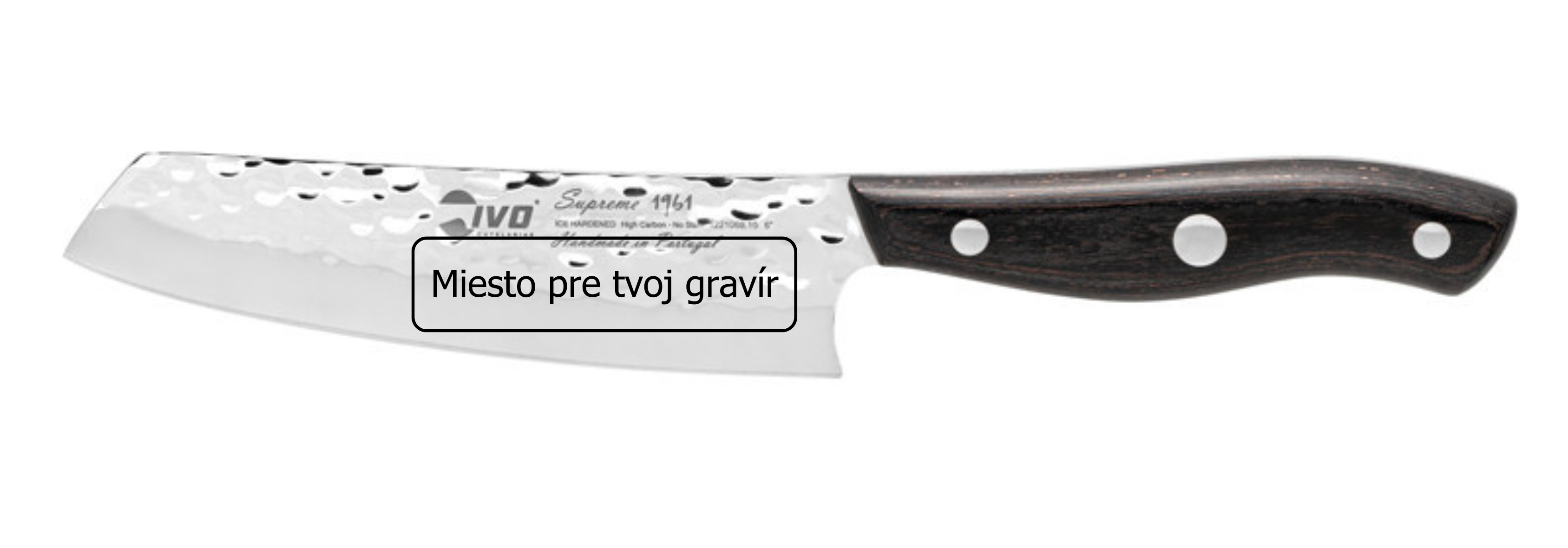 Nôž na zeleninu IVO Supreme 15 cm 1221068.15_laserové gravírovanie