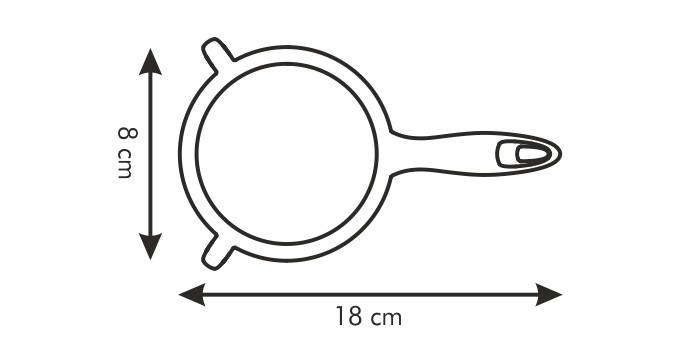 Tescoma sitko PRESTO ø 8 cm , farebný mix