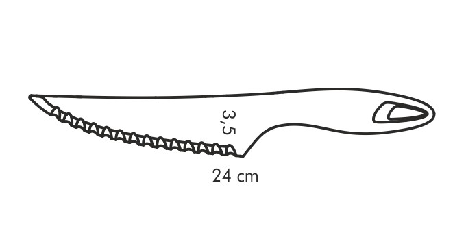 Obrázok Nôž na šalát PRESTO, malý