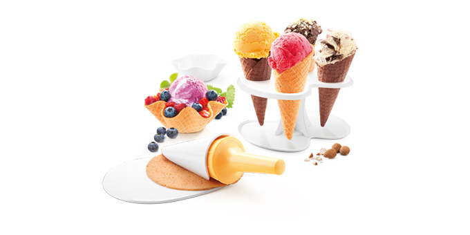 E-shop Tescoma súprava na zmrzlinové kornútiky a košíčky DELLA CASA