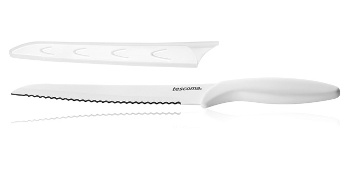 E-shop Tescoma antiadhézny nôž na chlieb PRESTO BIANCO 20cm