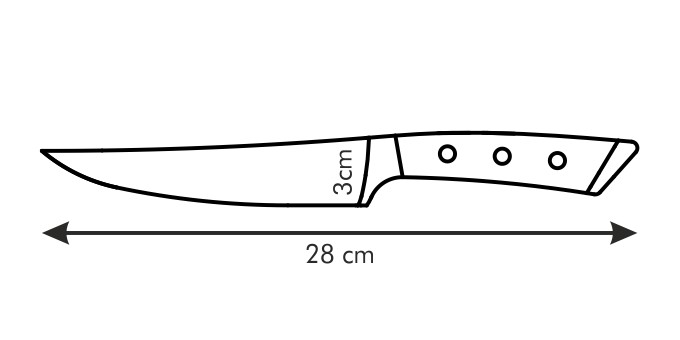 Obrázok Tescoma Nôž porcovací AZZA 15 cm (884533.00)