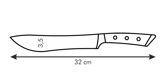 Obrázok Nôž mäsiarsky AZZA 19 cm