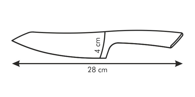 Obrázok Nôž s keramickou čepeľou Tescoma AZZA 15 cm