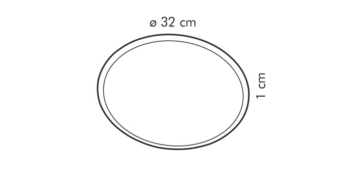 Obrázok Forma na pizzu DELÍCIA ø 32 cm