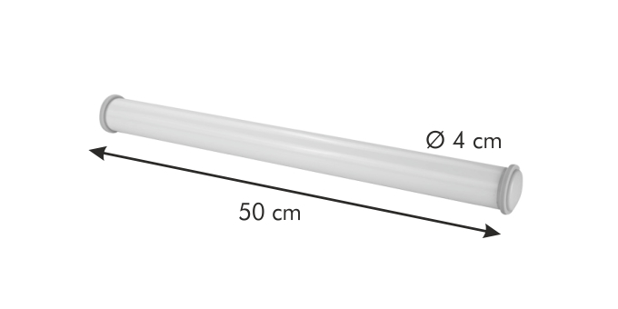 Obrázok Valček s nastaviteľnou výškou DELÍCIA 50 cm