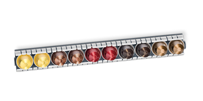 Tescoma univerzálny zásobník myDRINK,pre 10 kapslí Nespresso - farebný mix 