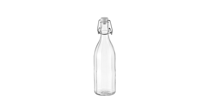 E-shop Tescoma fľaša s klipsou hranatá DELLA CASA 500 ml