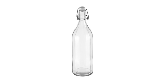 E-shop Tescoma fľaša s klipsou hranatá DELLA CASA 1000 ml