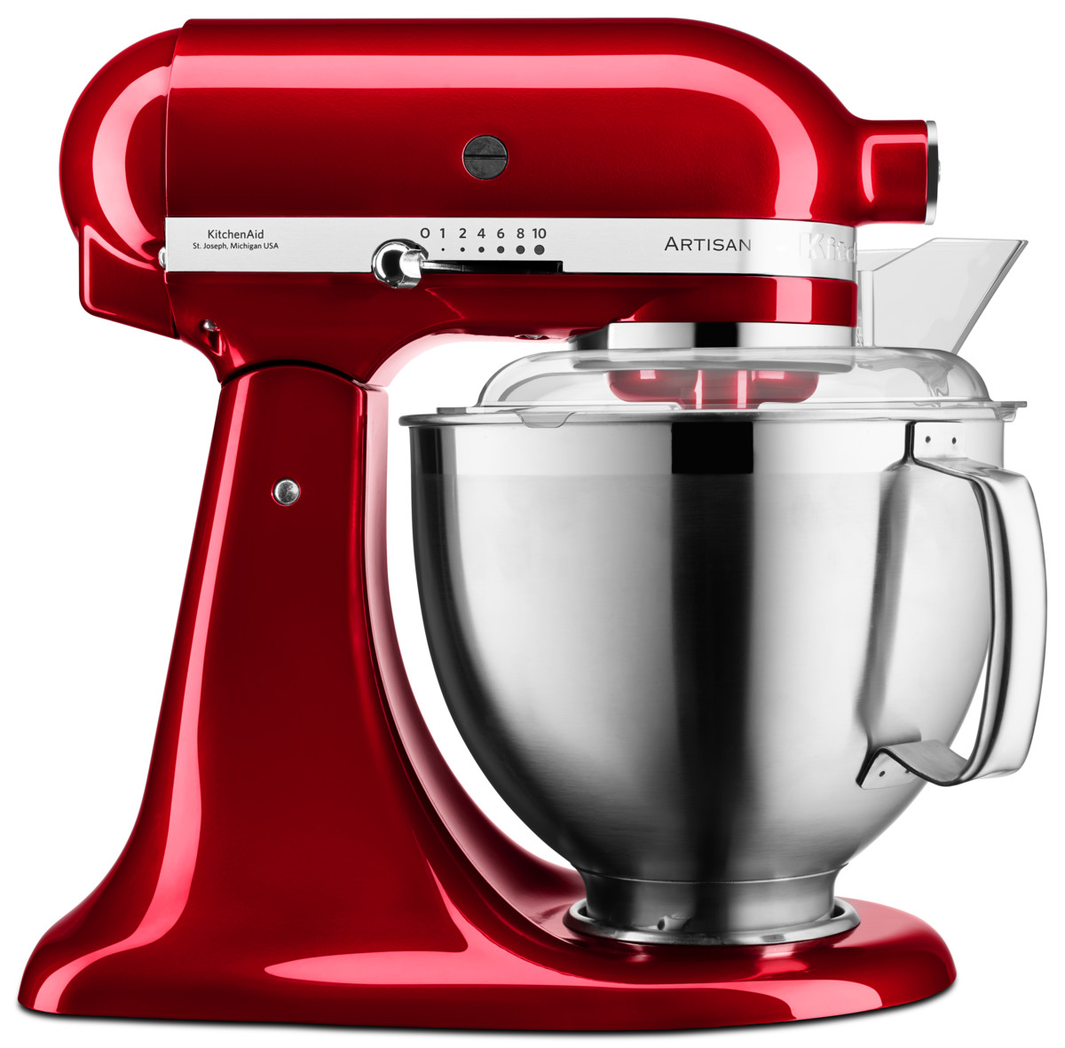 E-shop KitchenAid Artisan kuchynský robot 5KSM185PSECA - červená metalíza