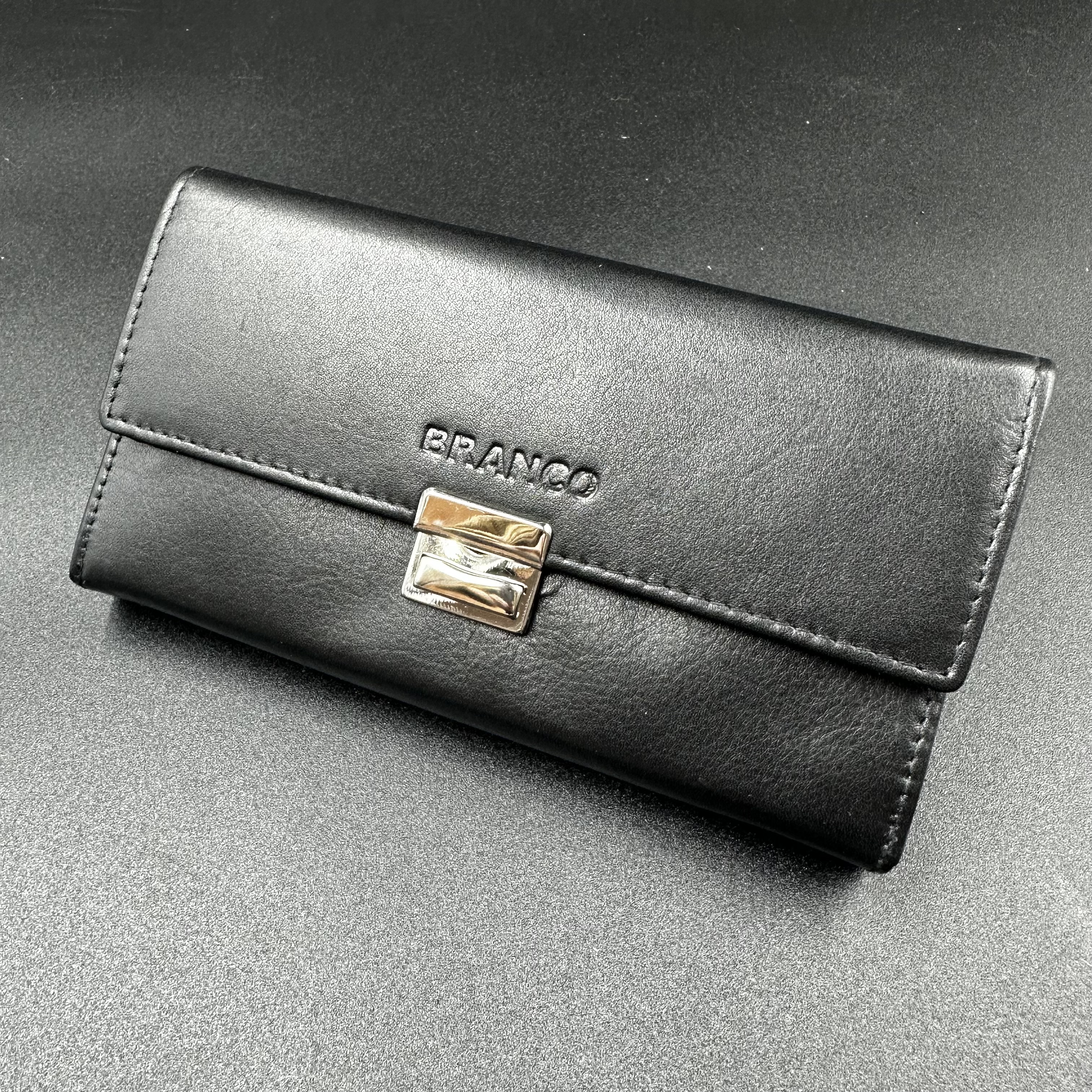 E-shop Čašnícka peňaženka BRANCO - Čierna (buksa)